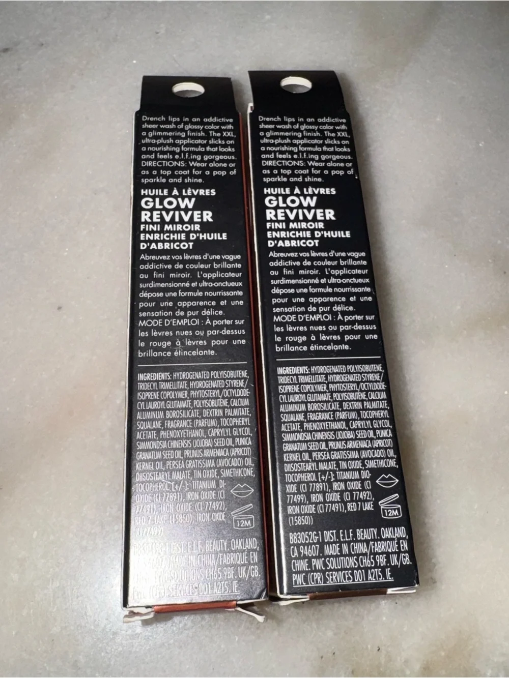 Glow reviver lip oil glimmer - set of 2